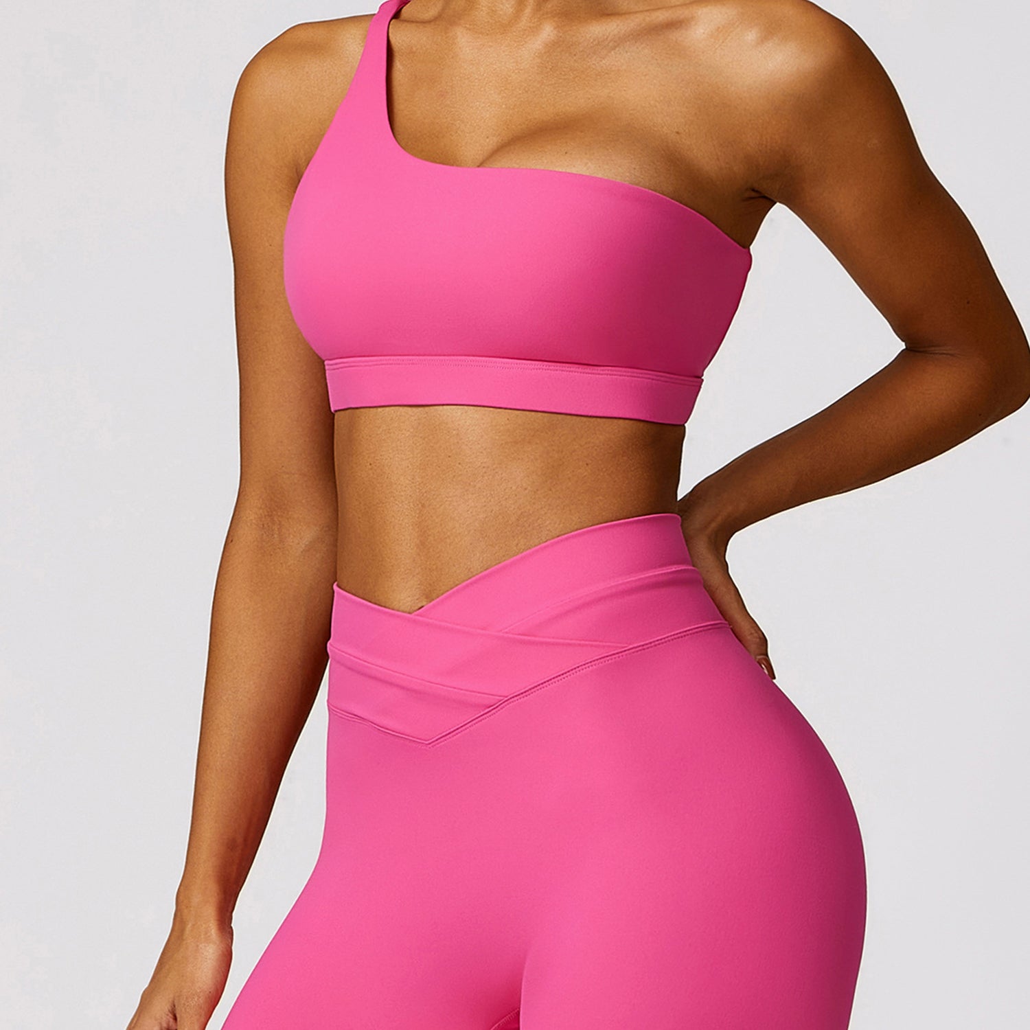 8578 Sports Quick-Dry Backless Bra Fitness Yoga Leggings Set for Workout