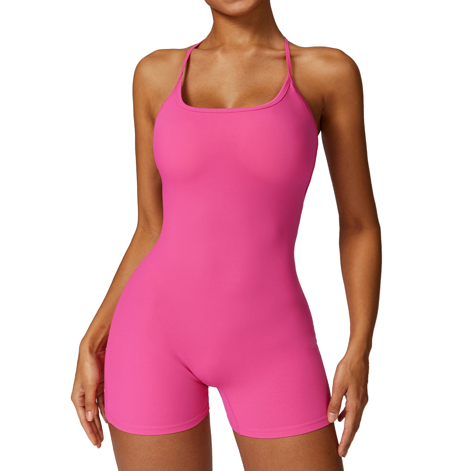 Quick-Dry One-Piece Jumpsuits Unitard Bodysuit Workout Rompers Yoga Clothes