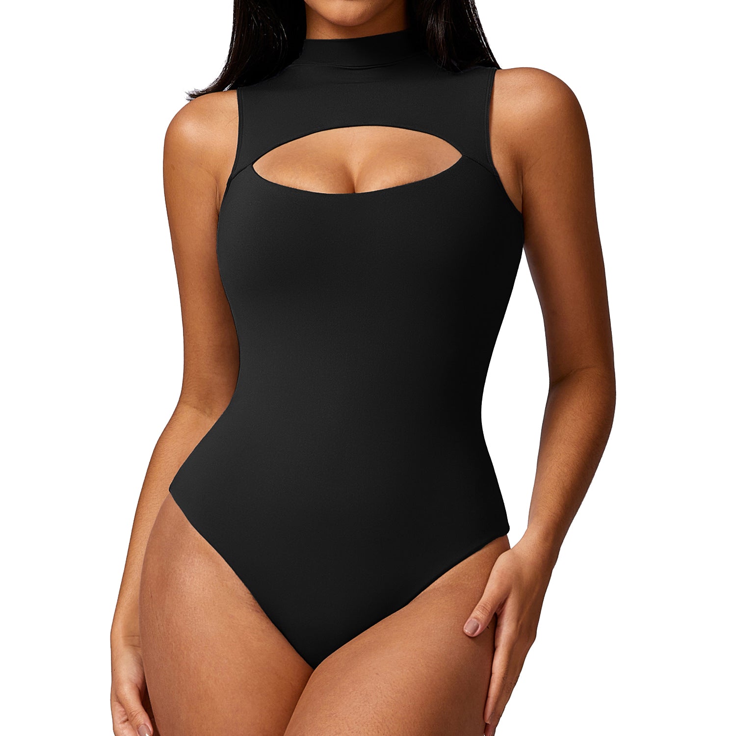 8629 Solid Color Slim Fit Yoga Jumpsuit Women Dance Fitness Clothing Jumpsuit