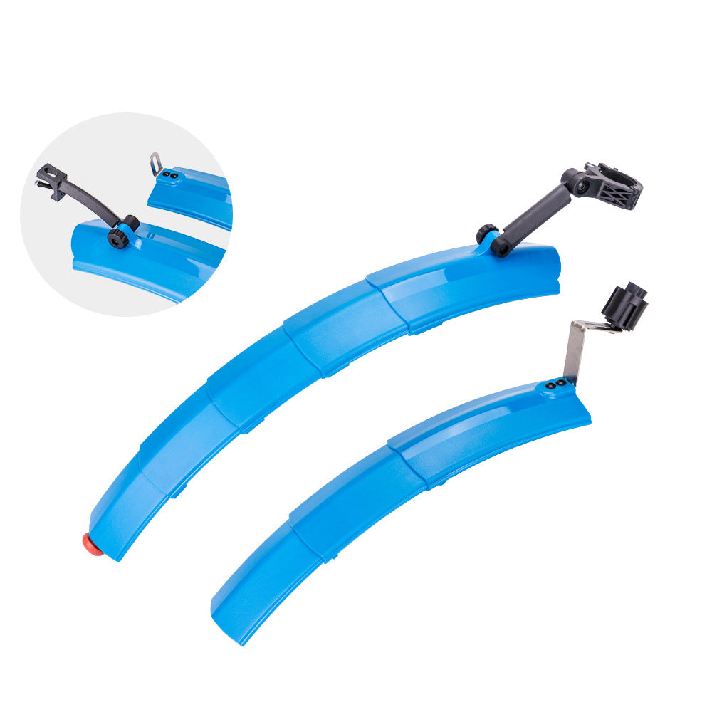 ZTTO ZT03 2Pcs Bike Fender Set Front+Rear Bike Mud Guard with Tail Light (with Installation Accessory)