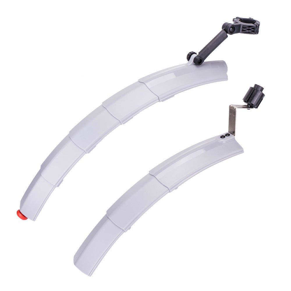 ZTTO ZT03 2Pcs Bike Fender Set Front+Rear Bike Mud Guard with Tail Light (with Installation Accessory)