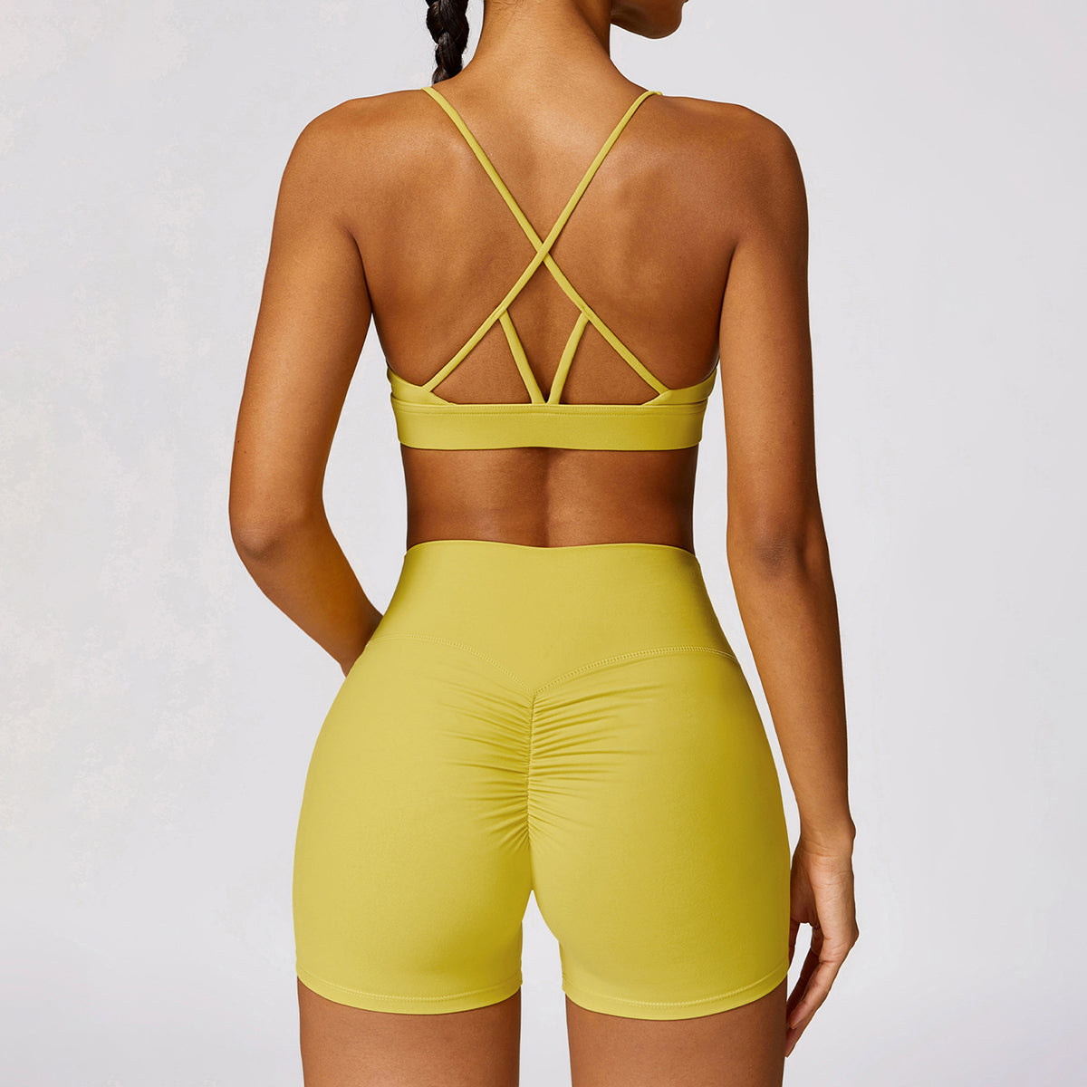 8552 Size L Women Tight-fitting Yoga Running Shock-proof Sports Bra Quick-drying Fitness Vest