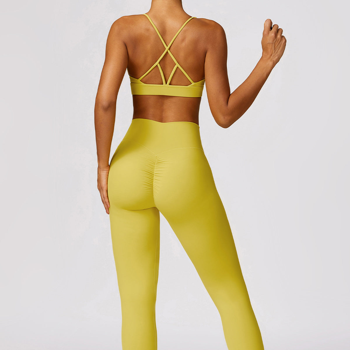 8552 Size L Women Tight-fitting Yoga Running Shock-proof Sports Bra Quick-drying Fitness Vest
