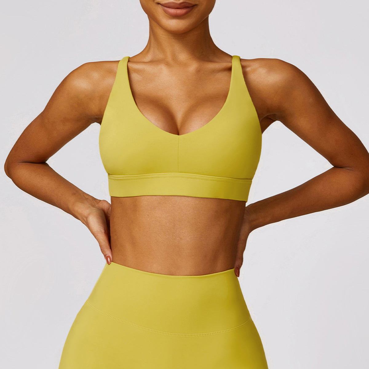 8552 Size S Women Yoga Running Sports Bra Quick-drying Shock-proof Fitness Vest
