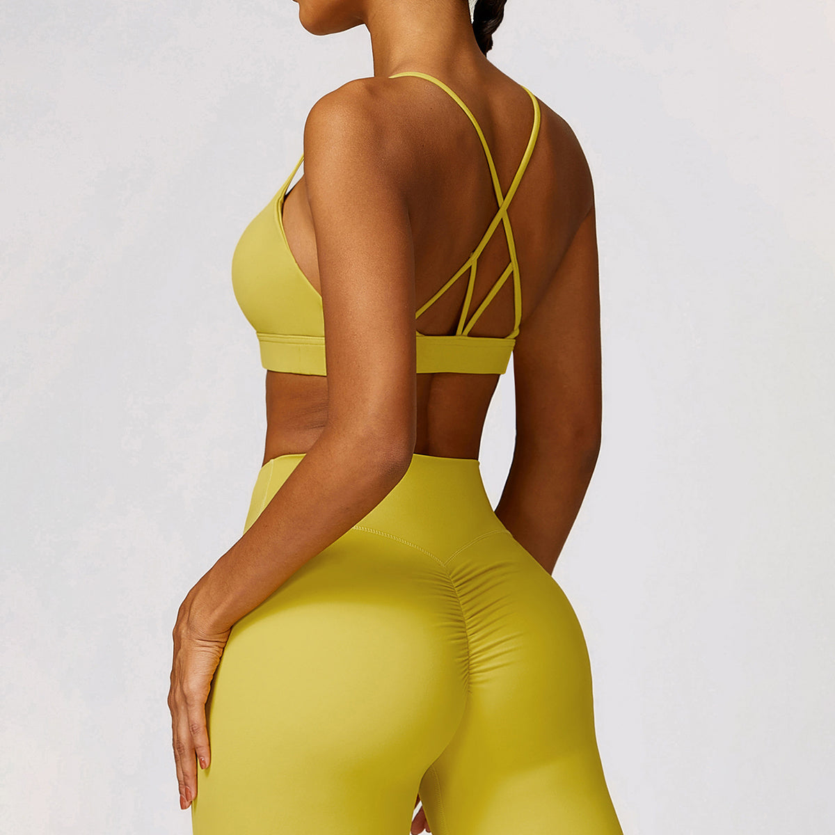 8552 Size M Women Tight-fitting Shock-proof Sports Bra Quick-drying Fitness Yoga Vest