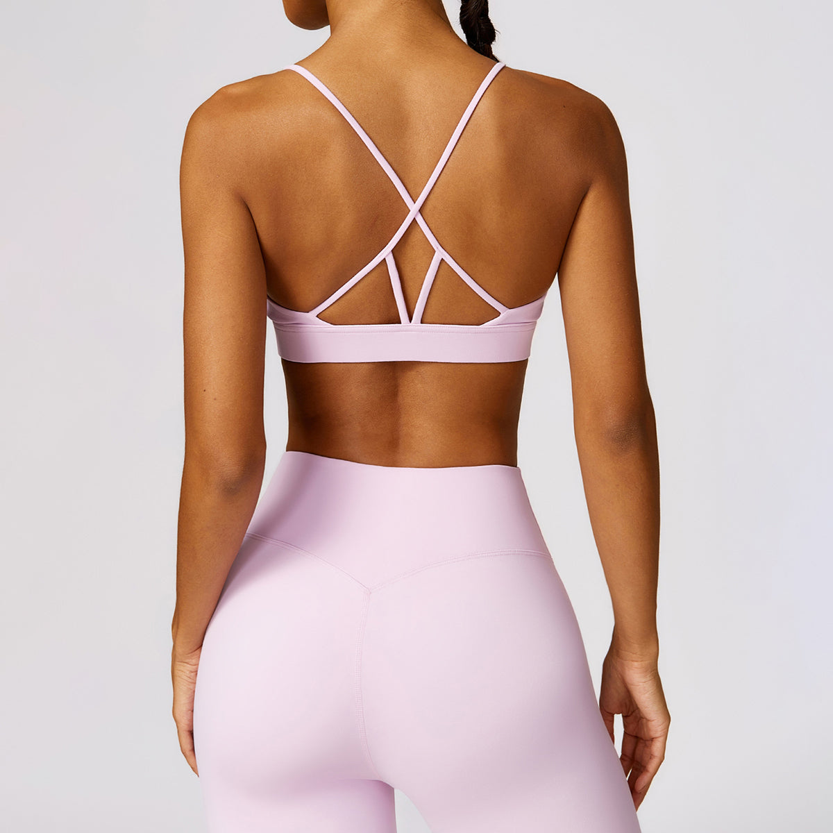 8552 Women Shock-proof Sports Bra Tight-fitting Yoga Running Fitness Vest