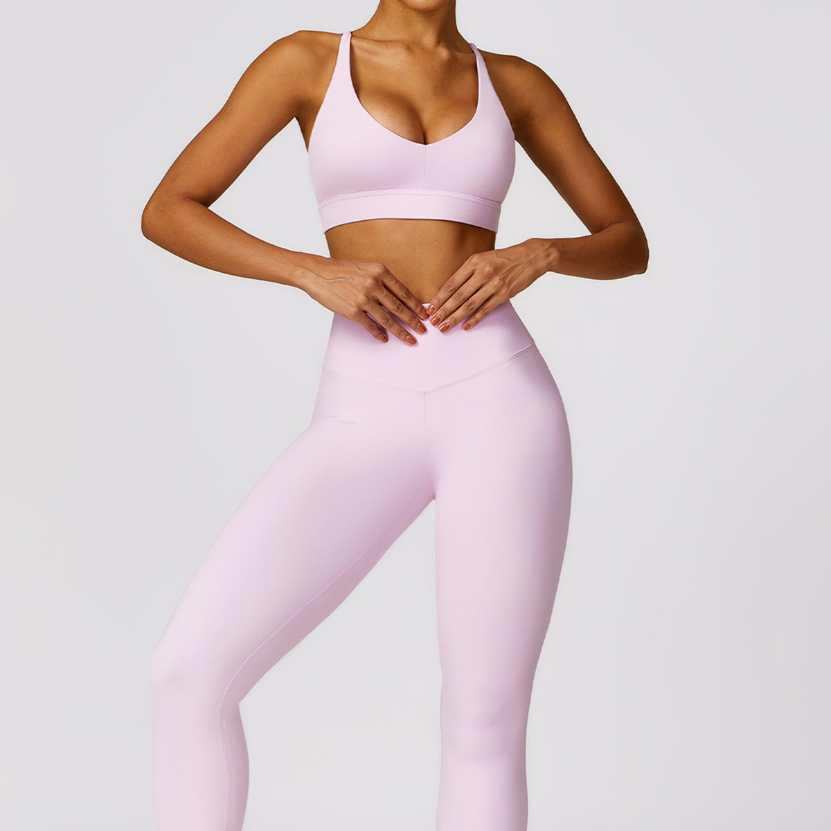 8552 Women Shock-proof Sports Bra Tight-fitting Yoga Running Fitness Vest