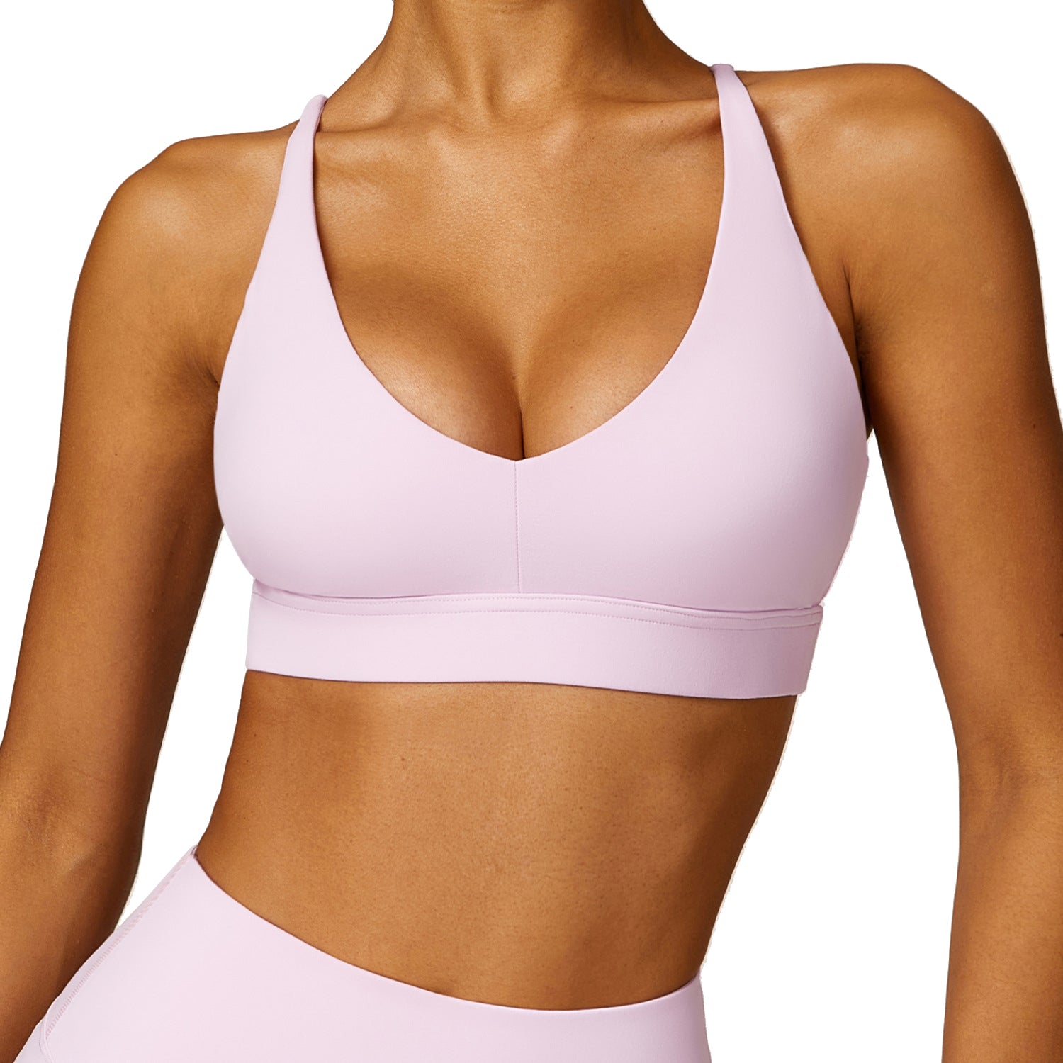 8552 Women Shock-proof Sports Bra Tight-fitting Yoga Running Fitness Vest