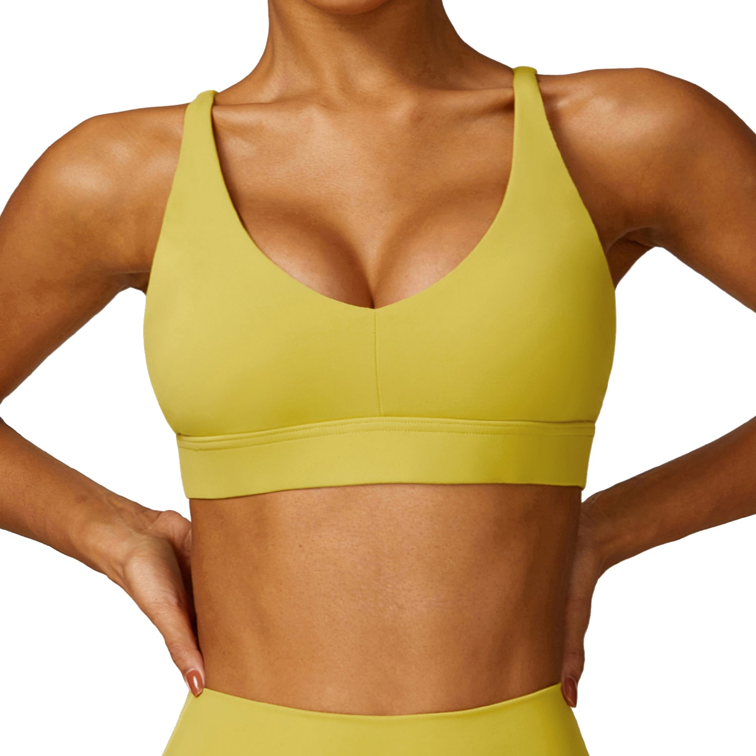 8552 Women Shock-proof Sports Bra Tight-fitting Yoga Running Fitness Vest