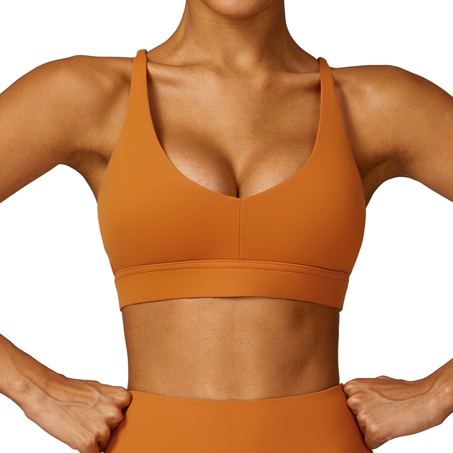 8552 Women Shock-proof Sports Bra Tight-fitting Yoga Running Fitness Vest