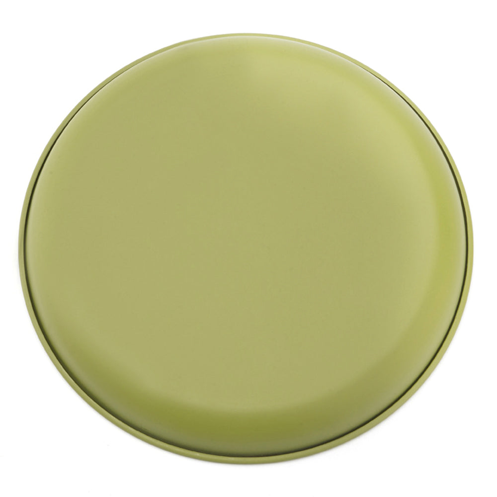 HW1040 16cm High Temperature Resistant Non-stick Camping Picnic Plate 304 Stainless Steel Meal Plate (BPA-Free, No FDA)
