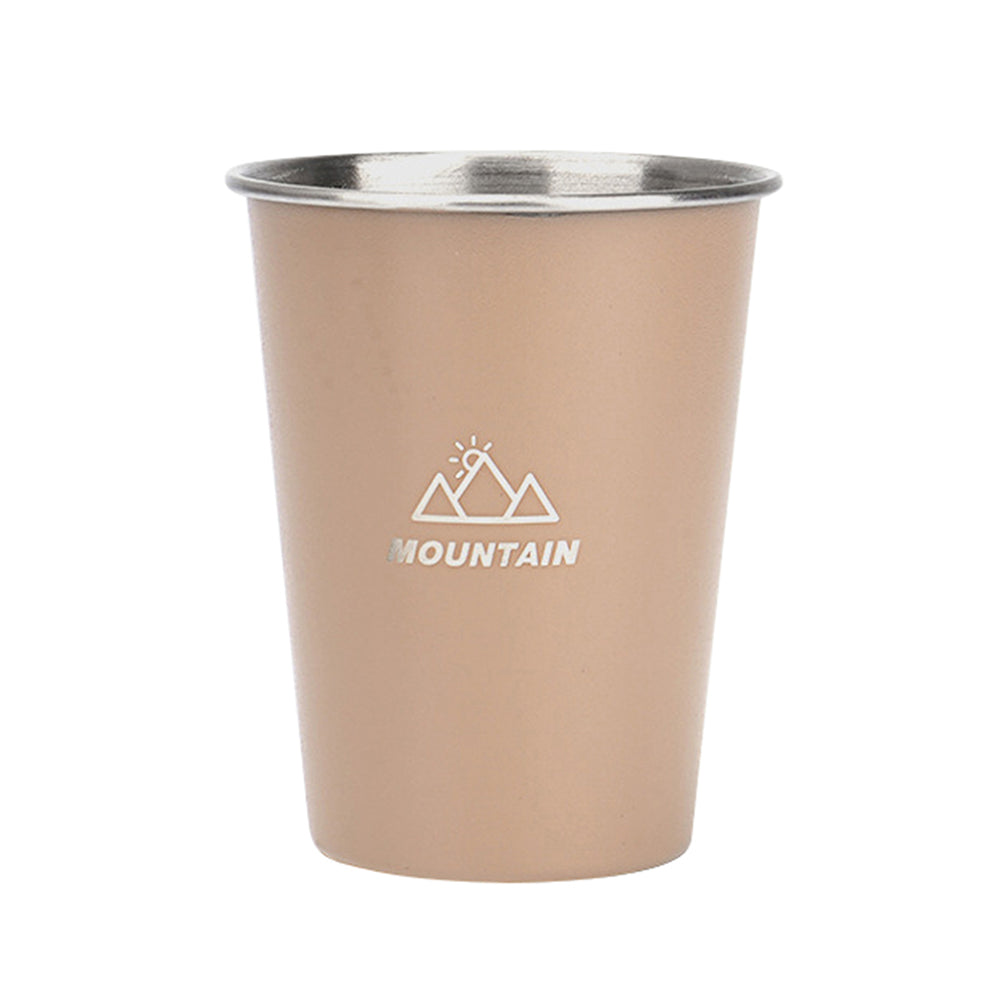 HW1159 350ML Camping Picnic Water Cup Outdoor 304 Stainless Steel Drink Mug (No FDA Certificate, BPA-free)