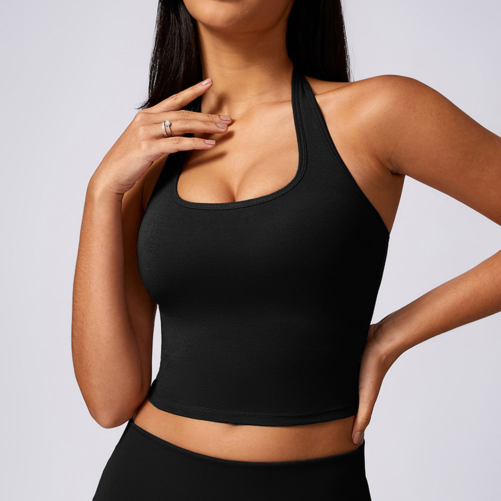 8713 Women Sports Bras Shockproof Fit Running Fitness Yoga Tank Vest