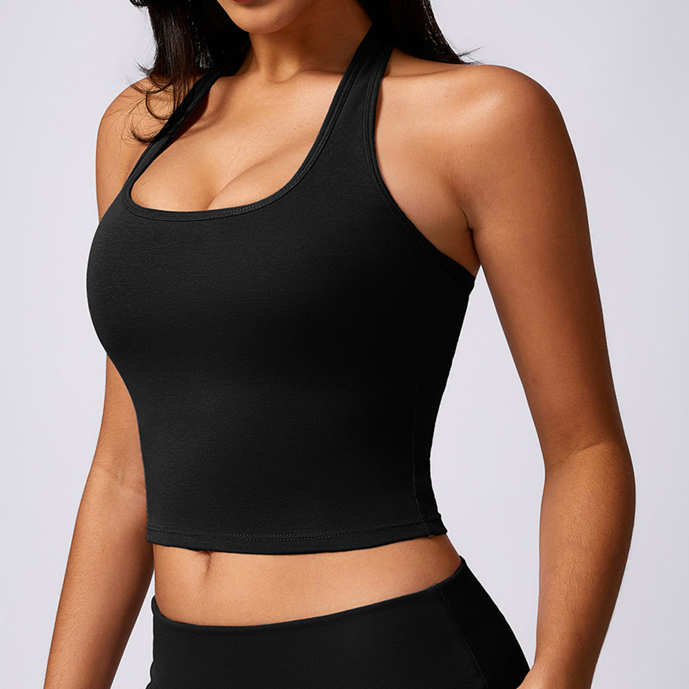 8713 Women Sports Bras Shockproof Fit Running Fitness Yoga Tank Vest