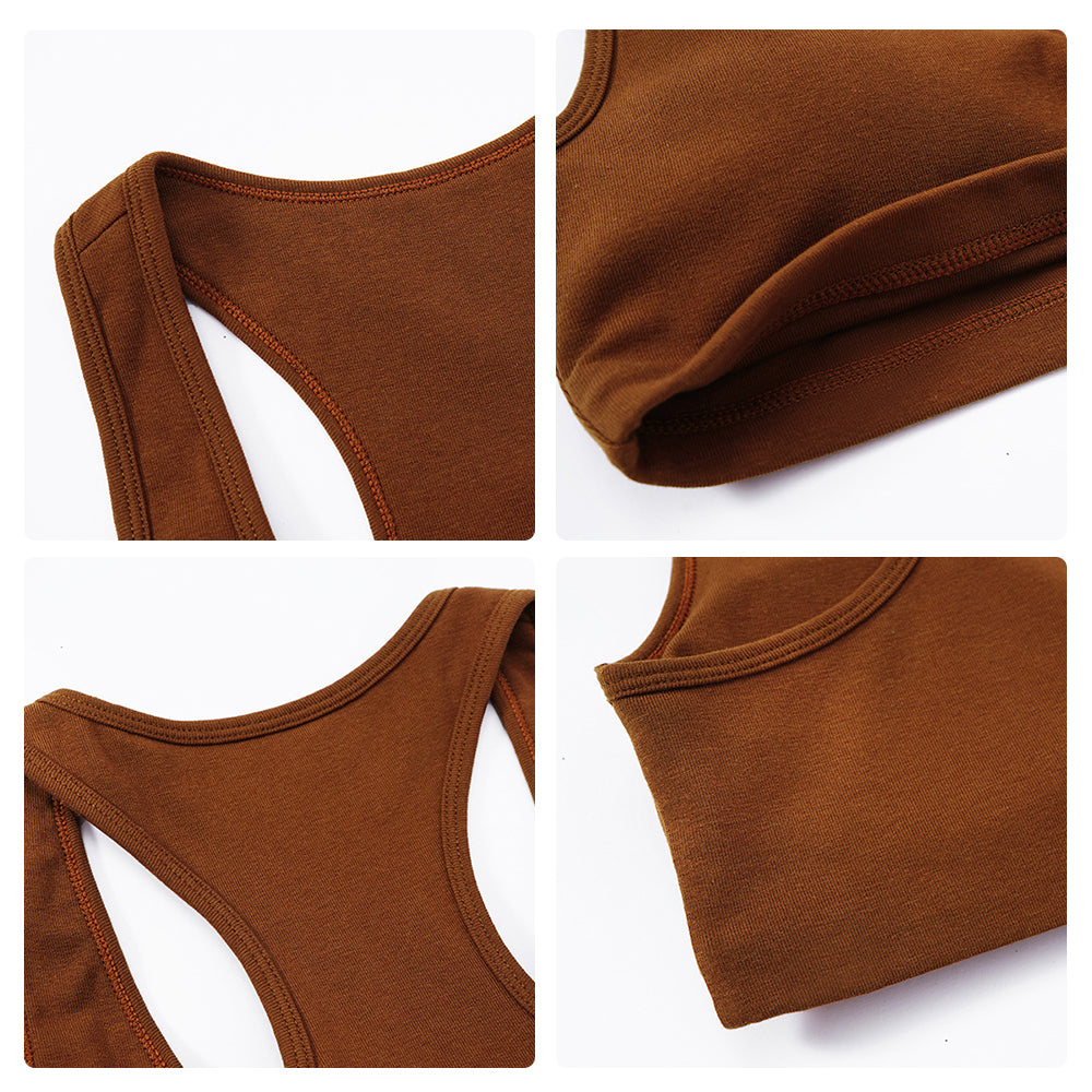 8713 Raceback Women Shockproof Sports Bra Slim Fit Running Fitness Yoga Vest