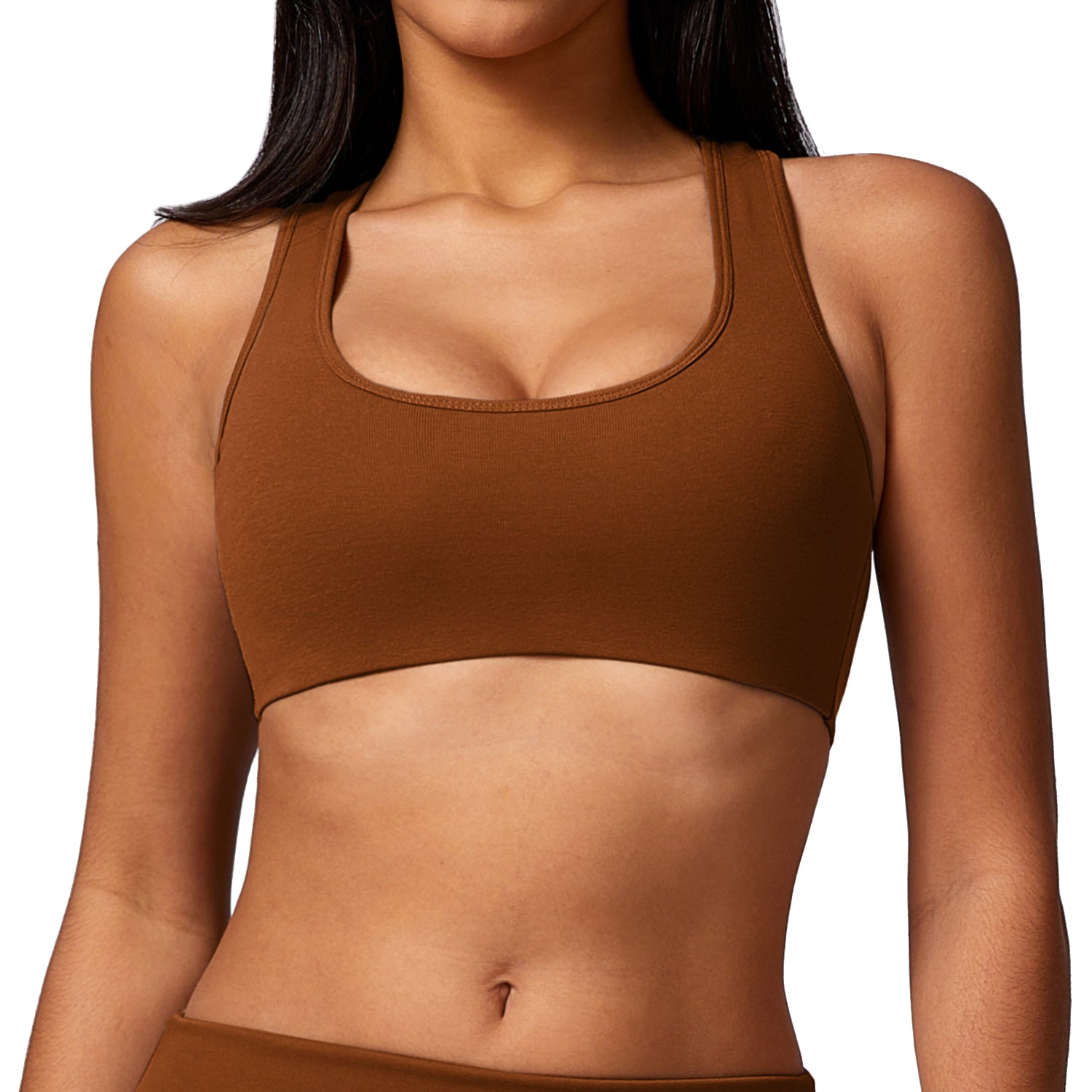 8713 Raceback Women Shockproof Sports Bra Slim Fit Running Fitness Yoga Vest