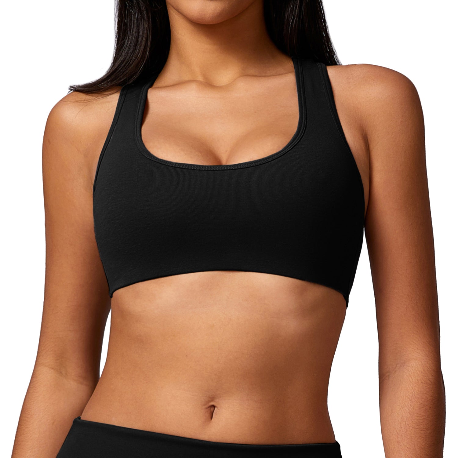 8713 Raceback Women Shockproof Sports Bra Slim Fit Running Fitness Yoga Vest