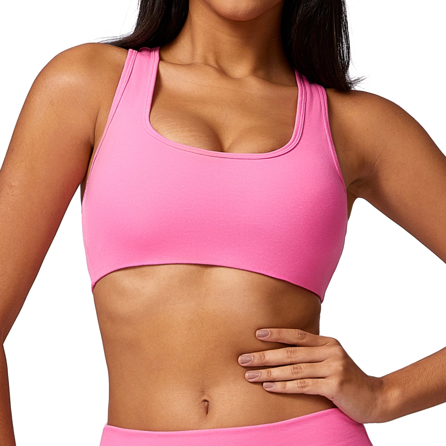 8713 Raceback Women Shockproof Sports Bra Slim Fit Running Fitness Yoga Vest