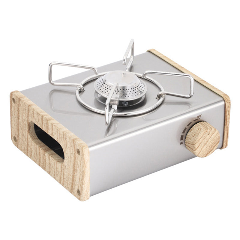 2800W Mini Gas Stove Outdoor Camping Cassette Stove Stainless Steel Cooking Burner