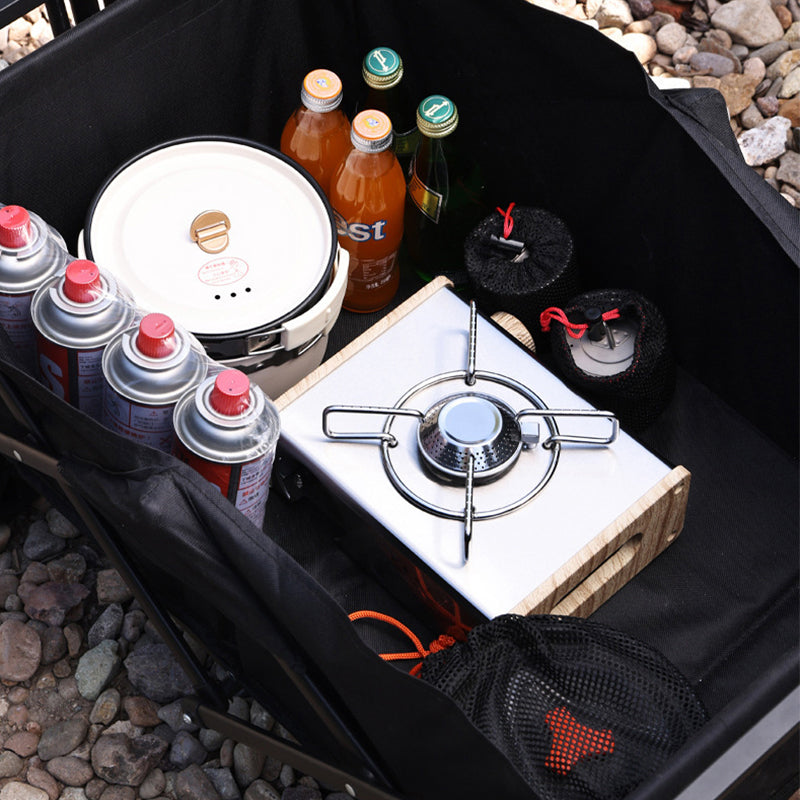2800W Mini Gas Stove Outdoor Camping Cassette Stove Stainless Steel Cooking Burner