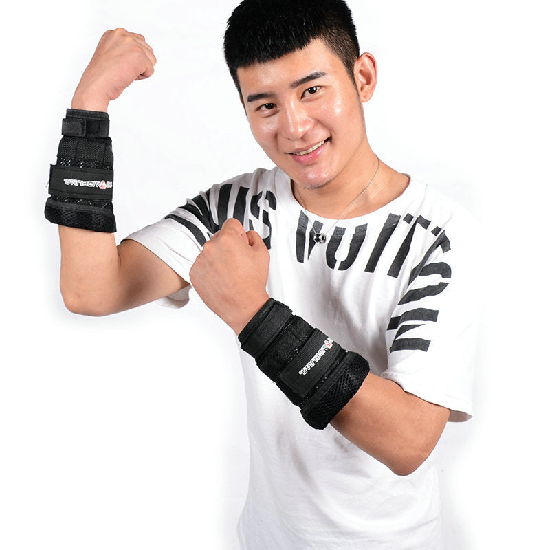 AIBEIJIAN 1 Pair 1KG Wrist Arm Weights Gym Training Dancing Fitness Weighted Device