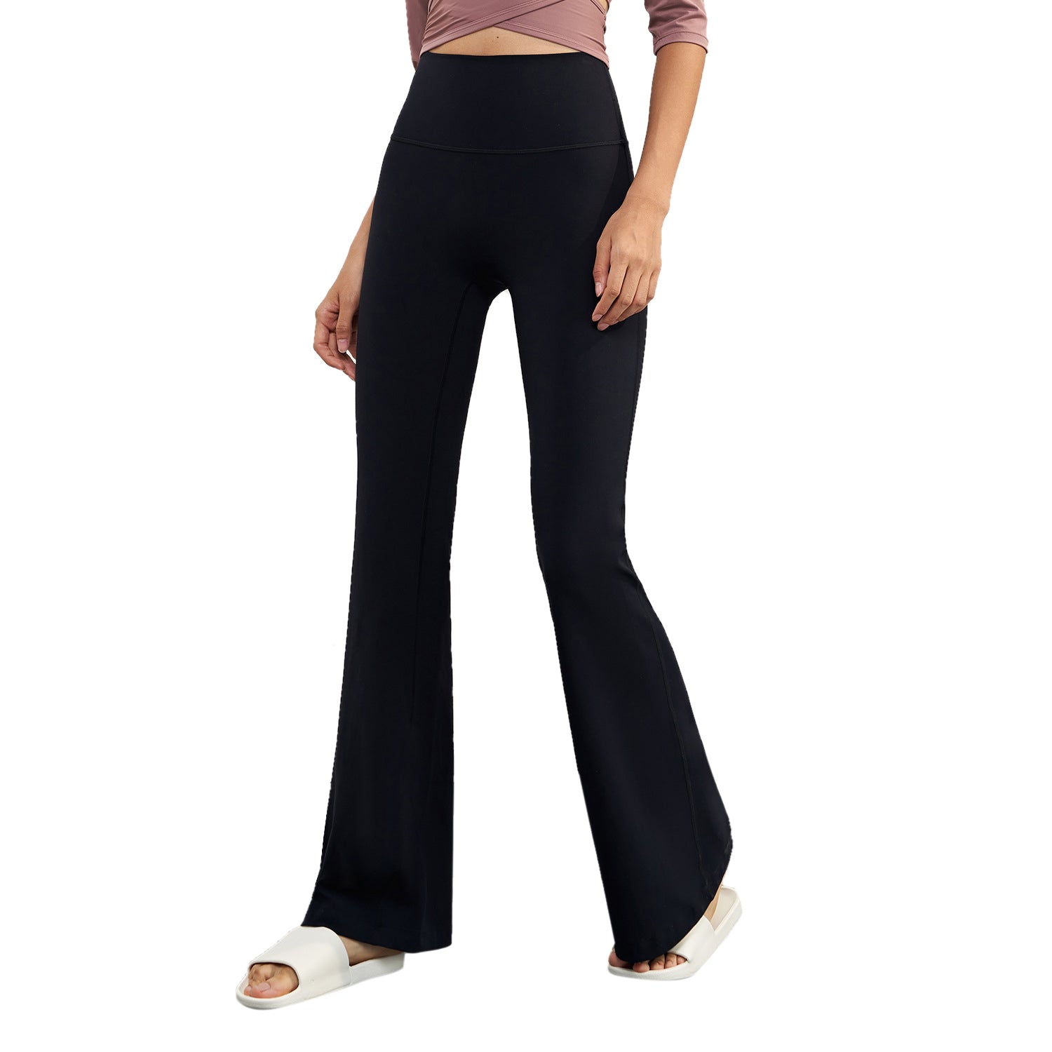 CX1597 Bootcut Yoga Pants NULS FREE High Waist Flared Leggings Workout Bootleg Trousers