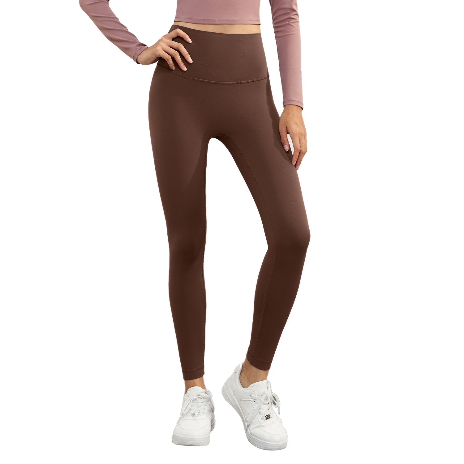 CK1611 Nuls Workout Pants Gym Fitness Trousers Seamless Leggings for Running Cycling Jogging