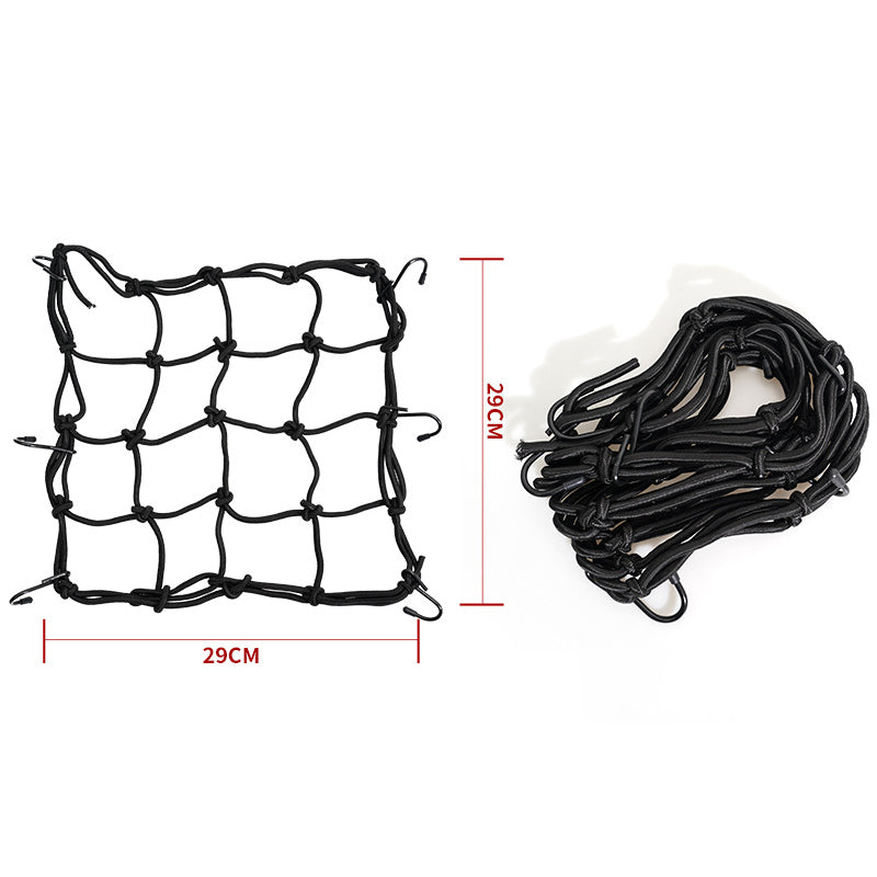 Universal Electric Scooter Helmet Fixing Net Latex Scooter Tail Helmet Mesh Pocket