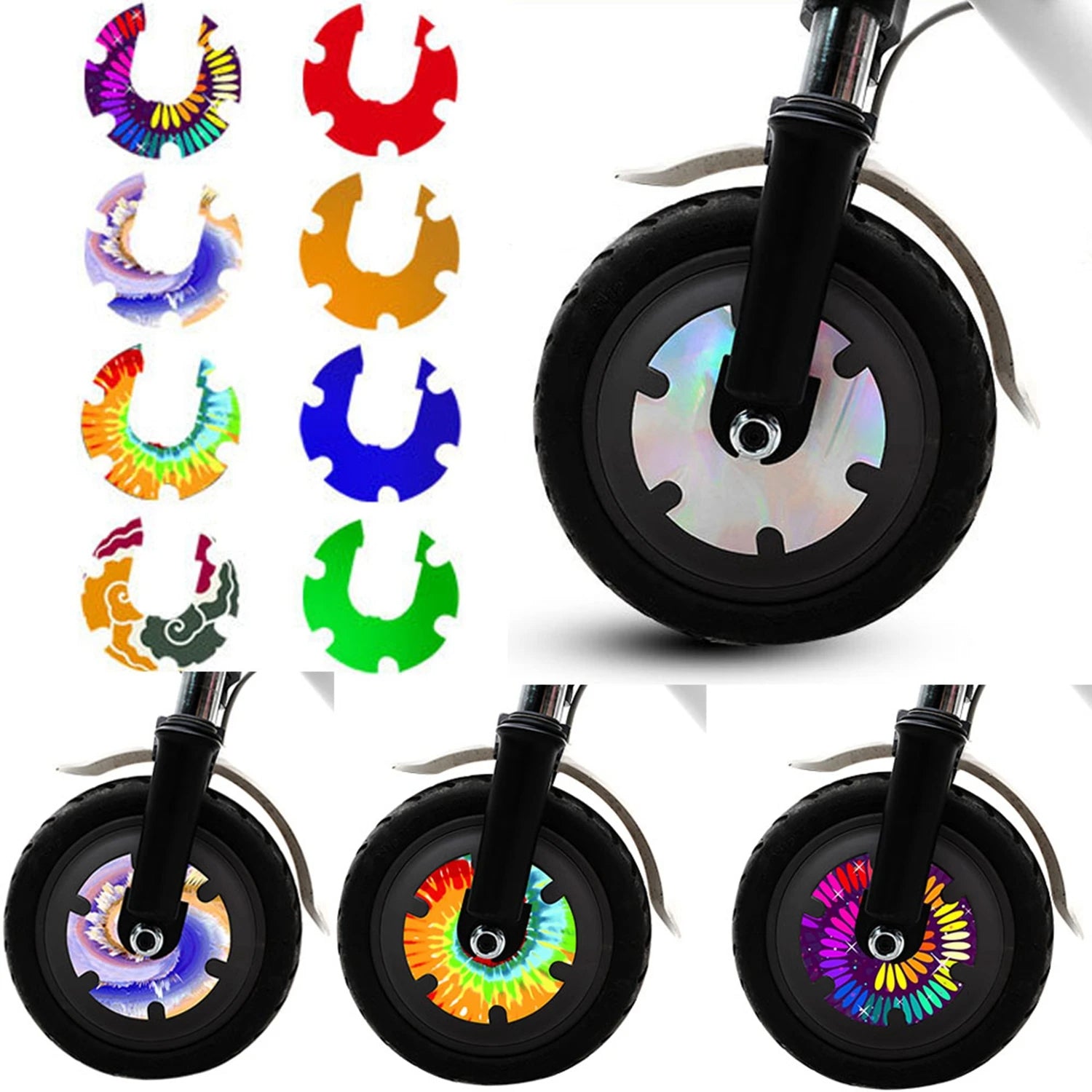 2Pcs For Xiaomi M365 / Pro / 1S Electric Scooter Motor Sticker Wheel Cover Film