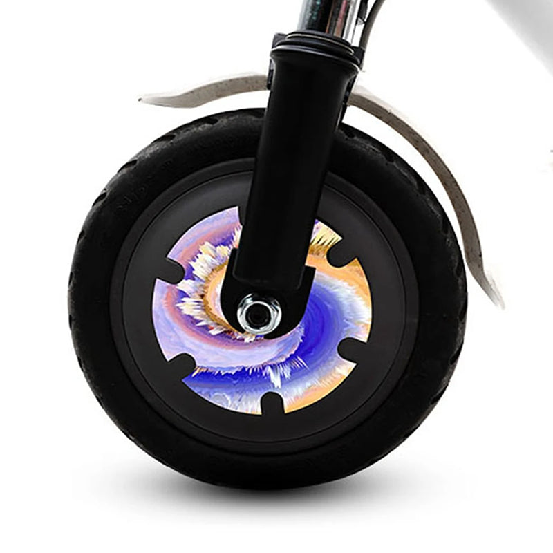 2Pcs For Xiaomi M365 / Pro / 1S Electric Scooter Motor Sticker Wheel Cover Film