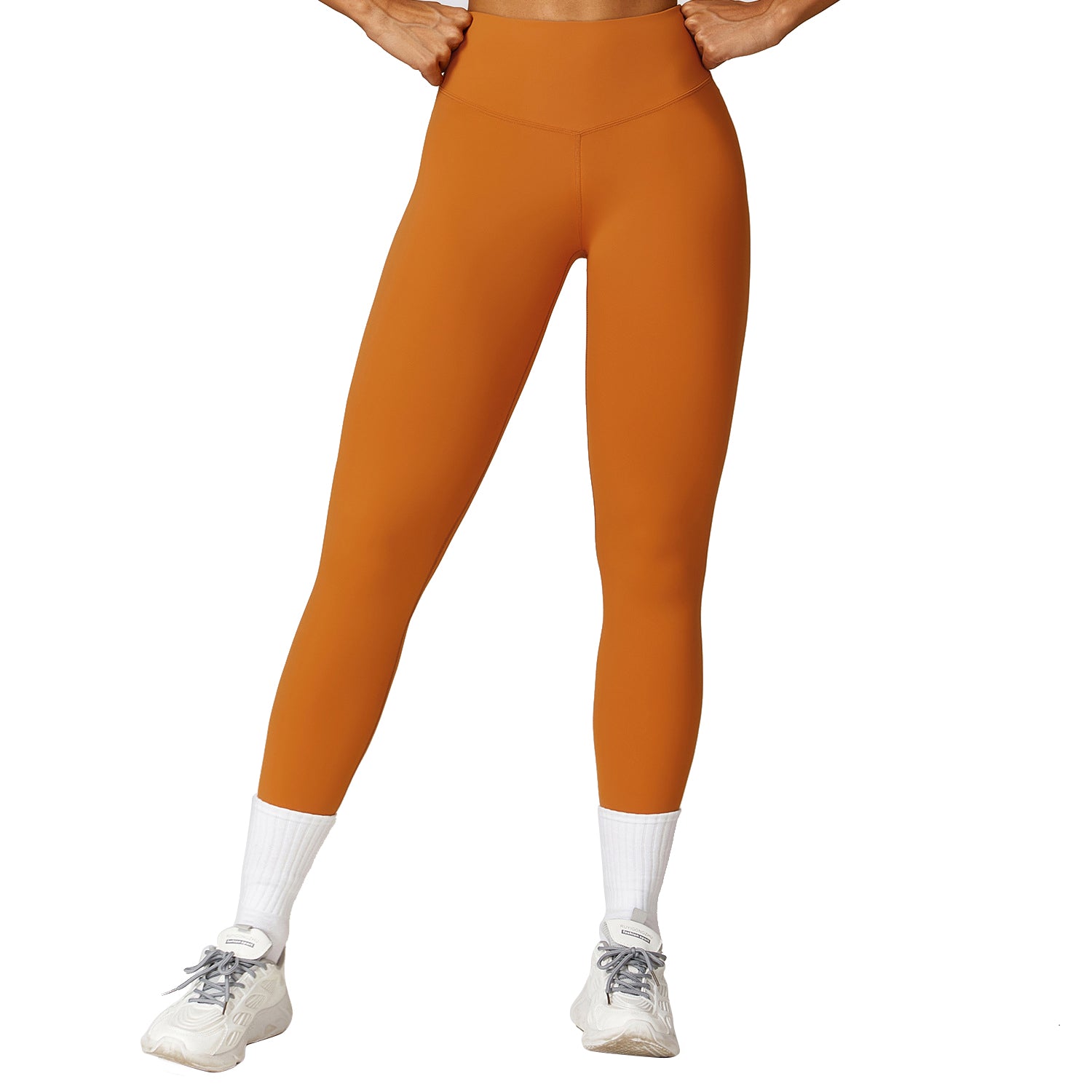 8455 High Waist Quick-drying Yoga Pants Slimming Fitness Running Sports Leggings