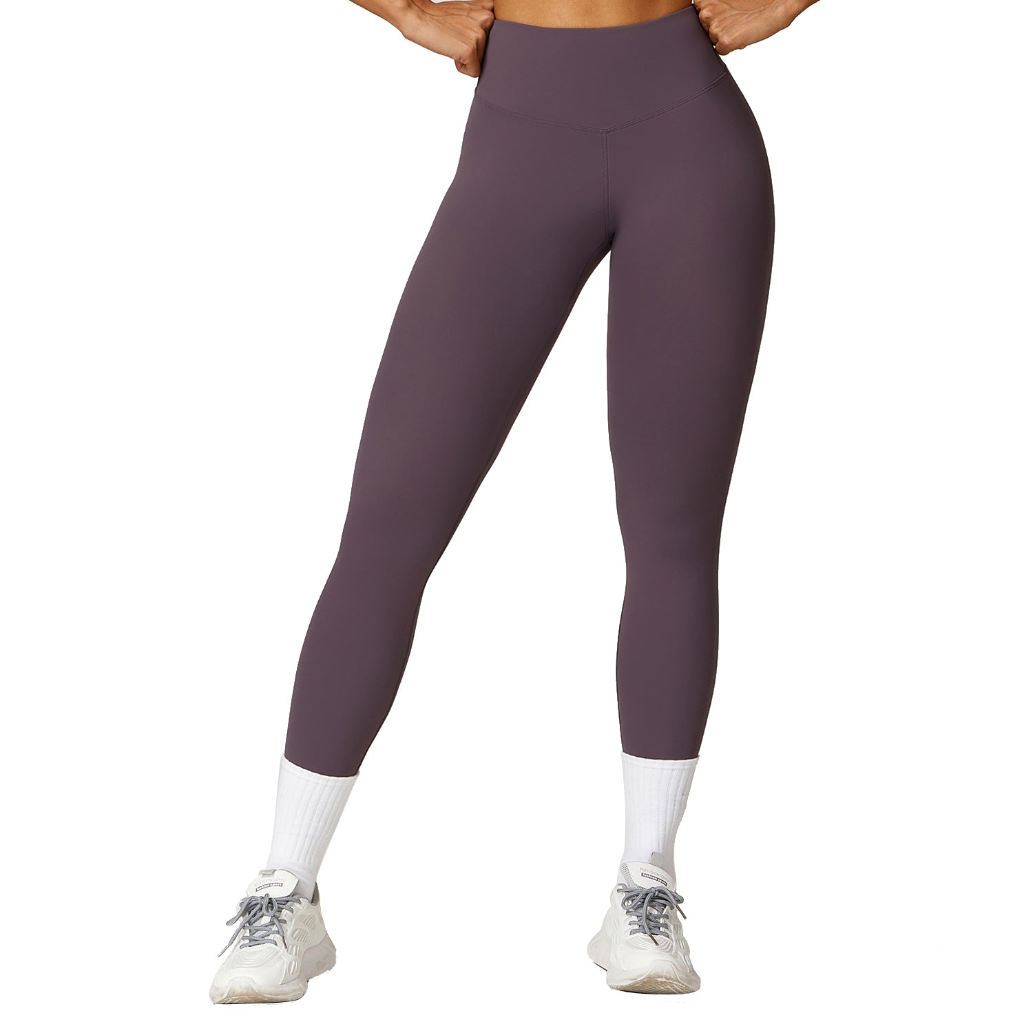 8455 High Waist Quick-drying Yoga Pants Slimming Fitness Running Sports Leggings