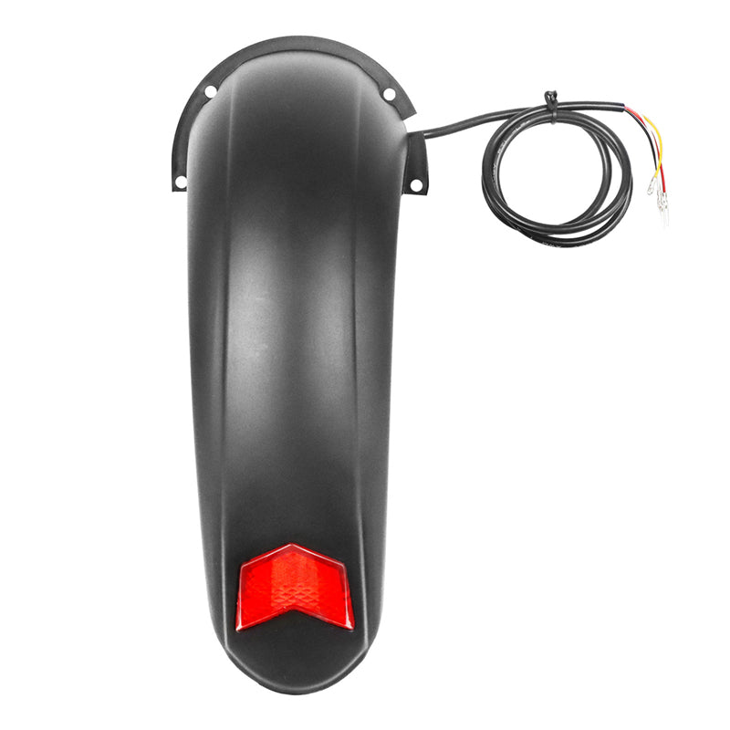 Mudguard with Rear Light for Kugoo M4 Scooter Plastic Mud Rear Fender Replacement