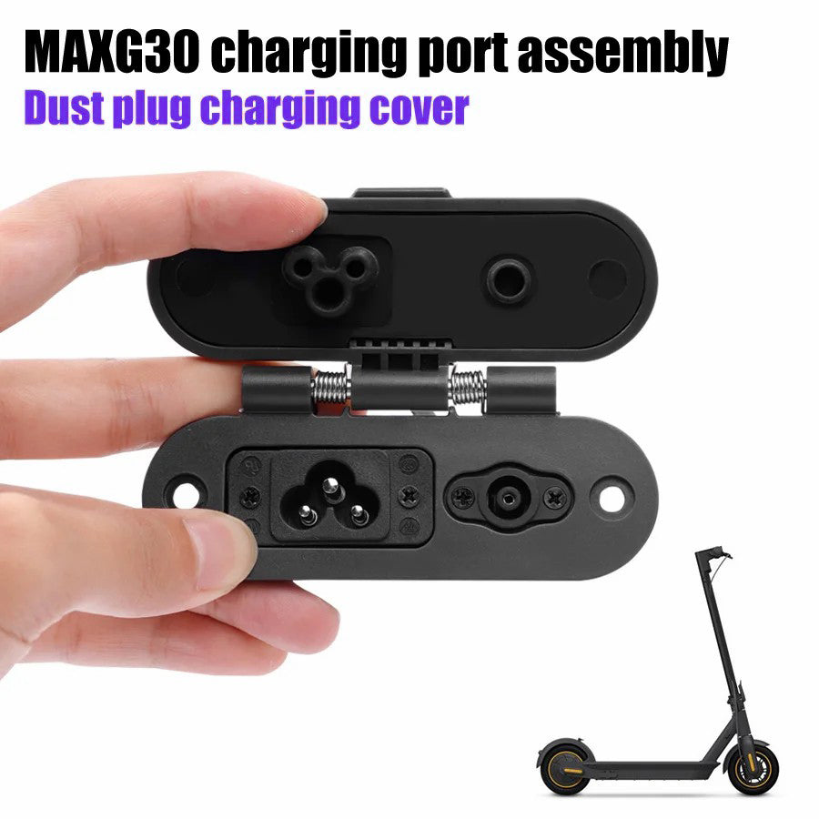 For Ninebot G30 Max Electric Scooter Charging Port Assembly Dust Plug Waterproof Cap