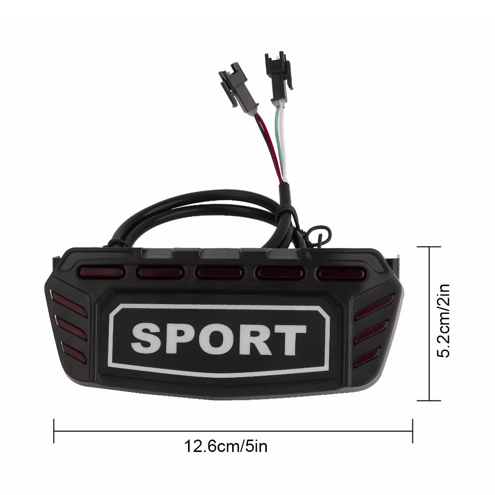 For KUGOO M5 E-Scooter Tail LED Light Rear Lamp Safety Warning Taillight Turn Signal