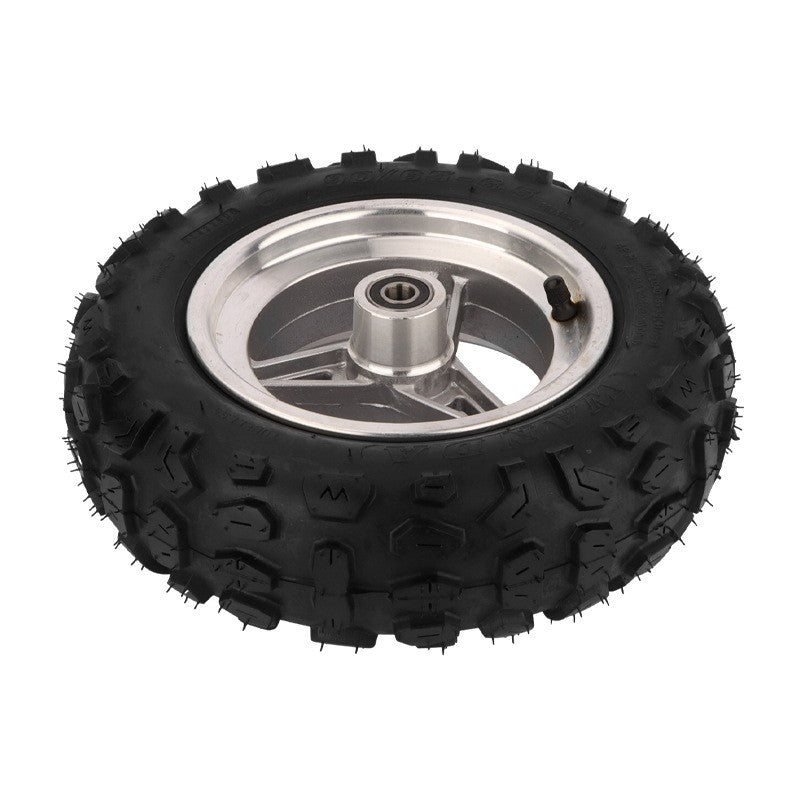 For KUGOO M5 11-inch Anti-slip Front Tire Electric Scooter Aluminum Alloy Hub Rubber Front Wheel