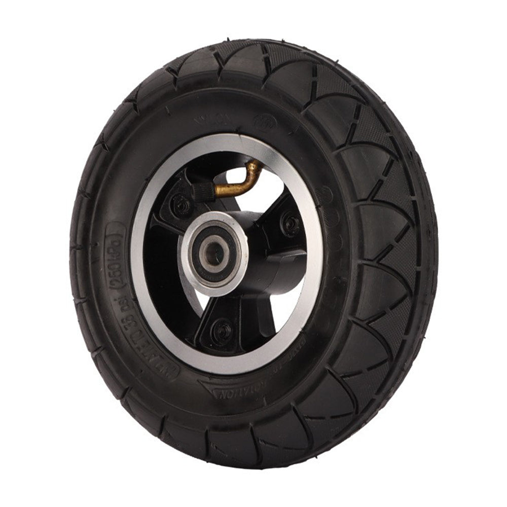 For KUGOO M2 Anti-slip Front Tire Electric Scooter Aluminum Alloy+Rubber Front Wheel
