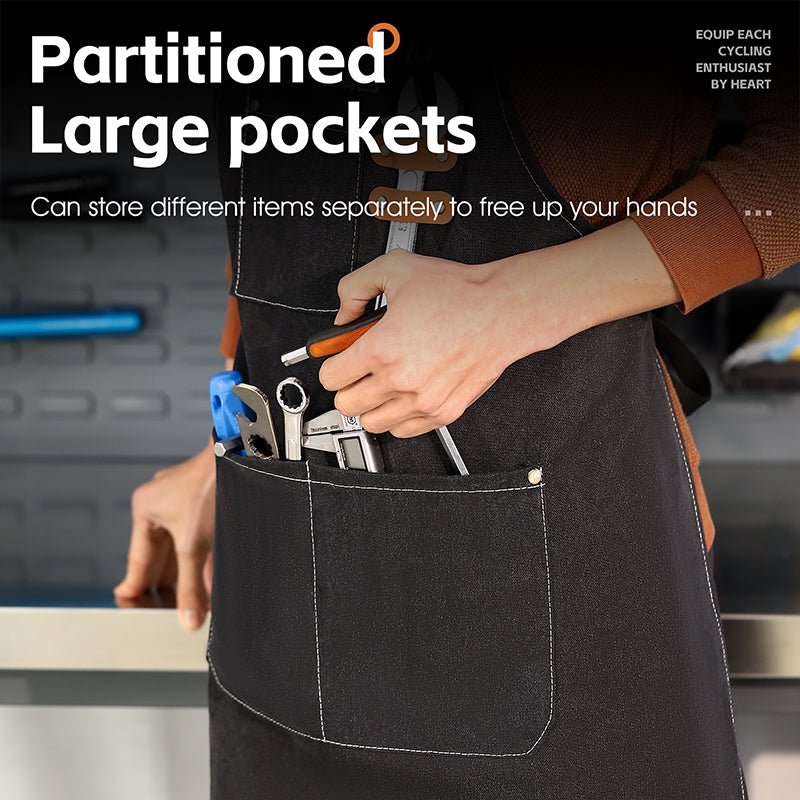 WEST BIKING YP0719379 Canvas Woodworking Apron for Woodworkers, Mechanics