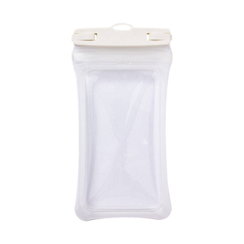 IPX8 Waterproof TPU Case for 7.2-inch Phones Airbag Protection Anti-drop Phone Cover - Black