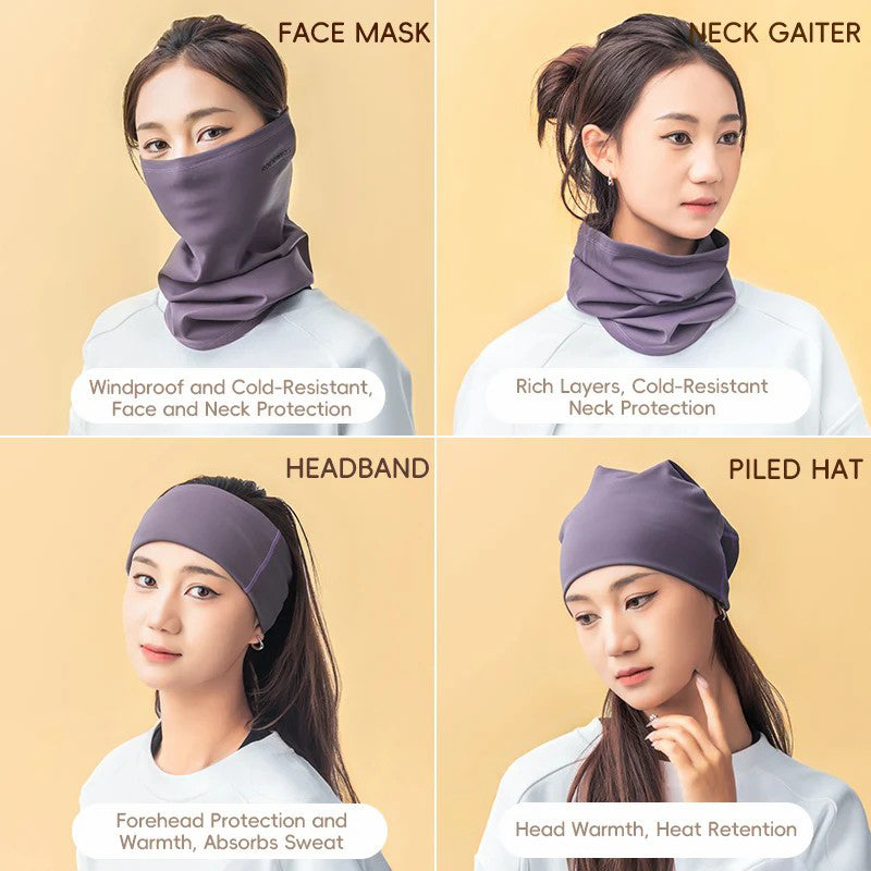 ROCKBROS LF70694 Winter Windproof Face Mask Multi-function Neck Gaiter Headband