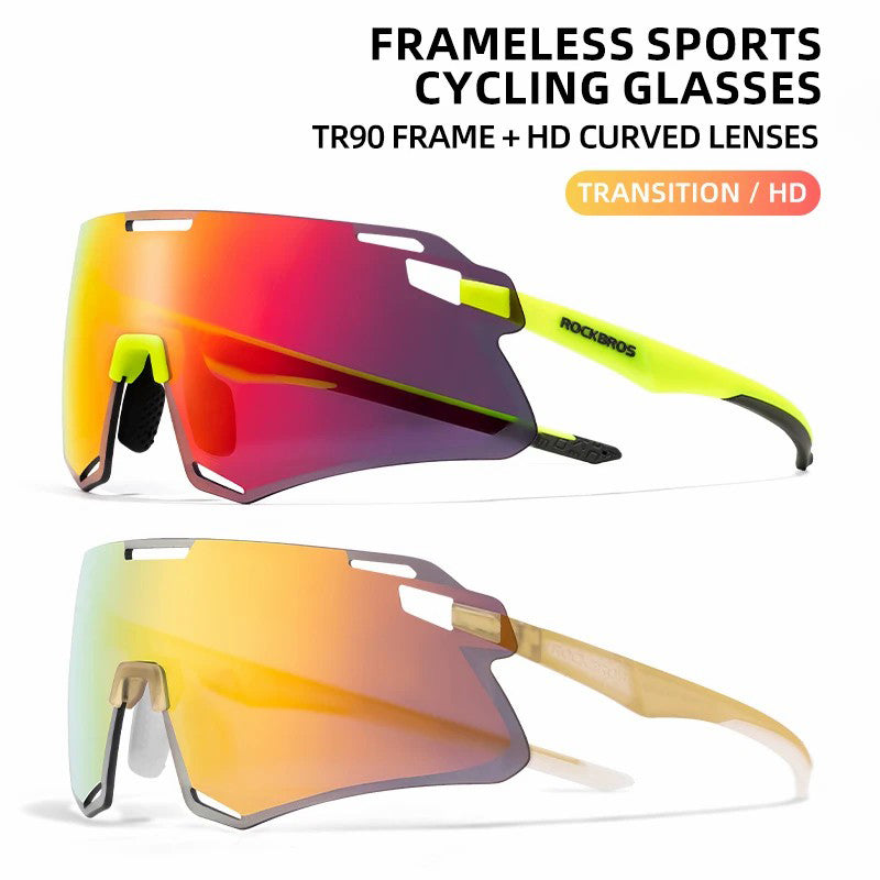 ROCKBROS SP318 Cycling Glasses Lightweight Bike Eyeglasses Outdoor Protection Goggles