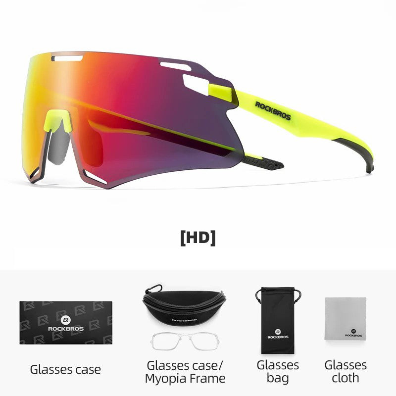 ROCKBROS SP318 Cycling Glasses Lightweight Bike Eyeglasses Outdoor Protection Goggles
