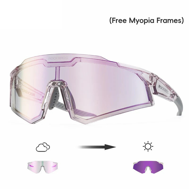 ROCKBROS SP291 Photochromic Lens Outdoor Glasses Windproof Cycling Eye Protection Goggles