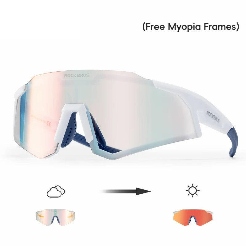 ROCKBROS SP291 Photochromic Lens Outdoor Glasses Windproof Cycling Eye Protection Goggles