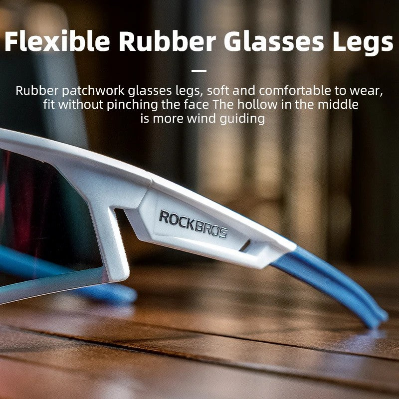 ROCKBROS SP291 Photochromic Lens Outdoor Glasses Windproof Cycling Eye Protection Goggles