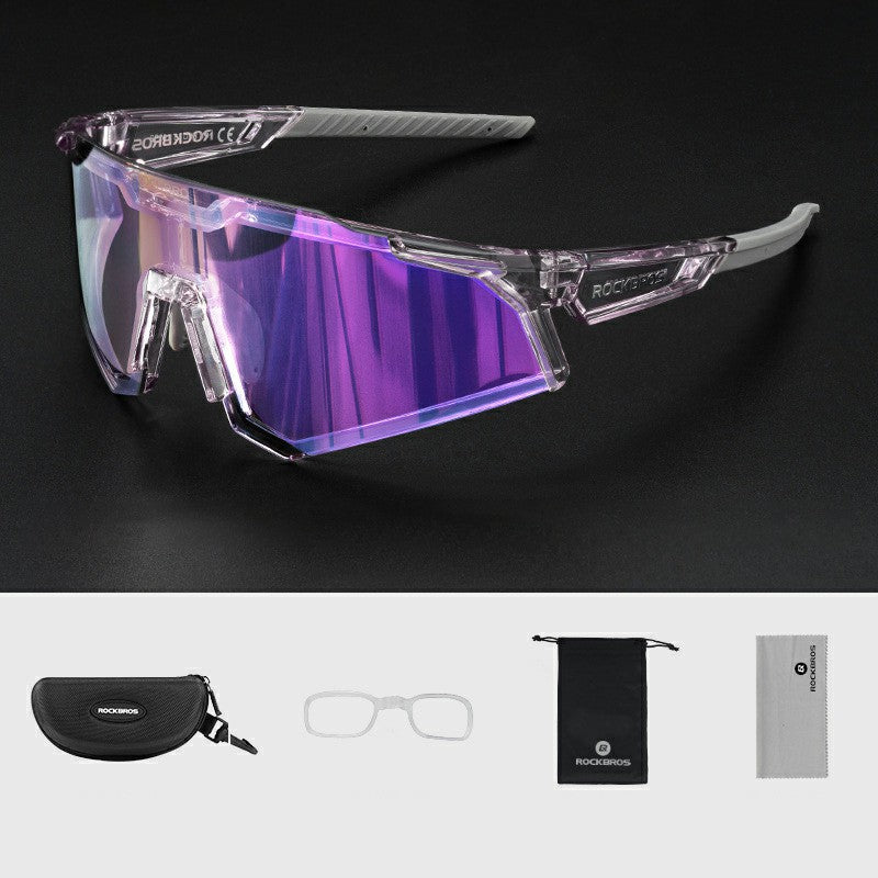 ROCKBROS SP291 Photochromic Lens Outdoor Glasses Windproof Cycling Eye Protection Goggles