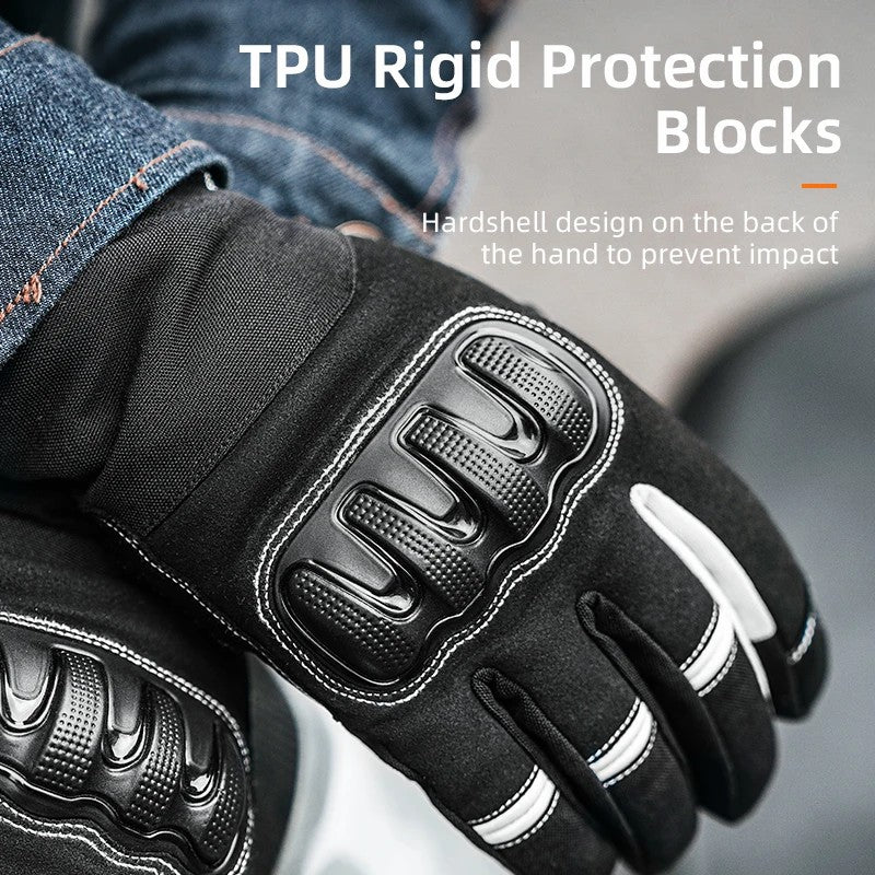 ROCKBROS MT023 Motorcycle Gloves Full Finger Touch Screen Men Windproof Mittens