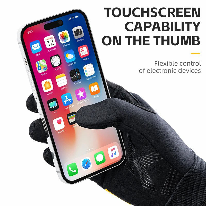 ROCKBROS MT025 1 Pair Outdoor Cycling Gloves Anti-skid Touch Screen Full Finger Gloves