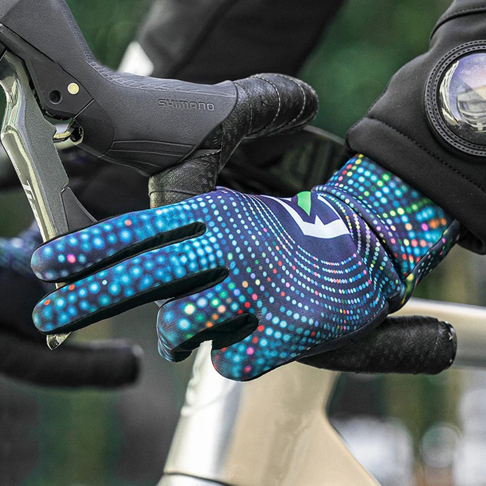 ROCKBROS S340 1 Pair Outdoor Cycling Gloves Anti-skid Warm Full Finger Gloves