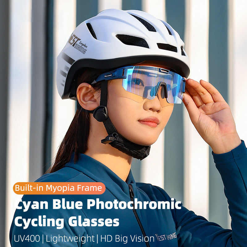 WEST BIKING YP0703163 Outdoor Cycling Glasses UV400 Photochromic Sunglasses